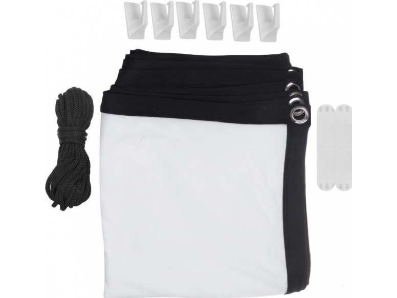 Maclean MC-982 120 265x149cm projection screen 25mm border 16:9 tension hooks | TV, Ljud & Bild - Projektor og Projektorduk - Projektorduk | GameStuff