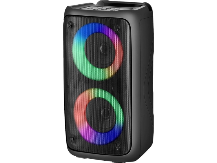 Defender Boomer 20 Bluetooth Højttaler 20W Mp3/Fm/Sd/Usb/Aux/Tws/Led/Mic Karaoke (Sort)