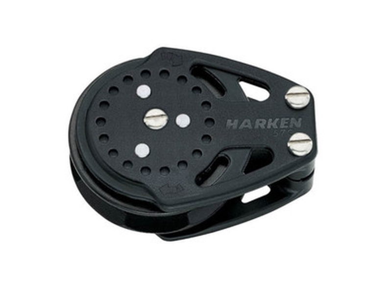 Harken Carbo Ratchamatic Block 75 Mm Einachsig, Schäkel