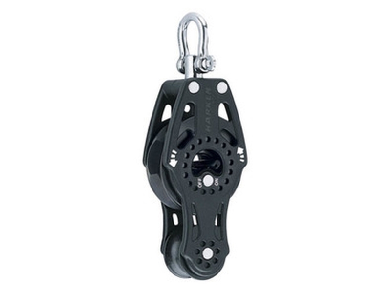 Harken Carbo Ratchet-block 57 mm enkel, fiol