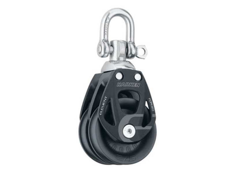 Harken Element block 45 mm kaksoiskääntöpyörästön kanssa