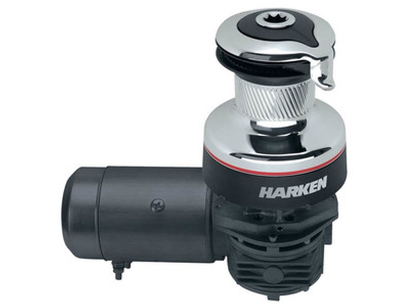 Harken Radial elektrisk lindare 2-växlad krom | Marin - Utrustning för rigg - Lap rails, lap trolleys & tillbehör | GameStuff