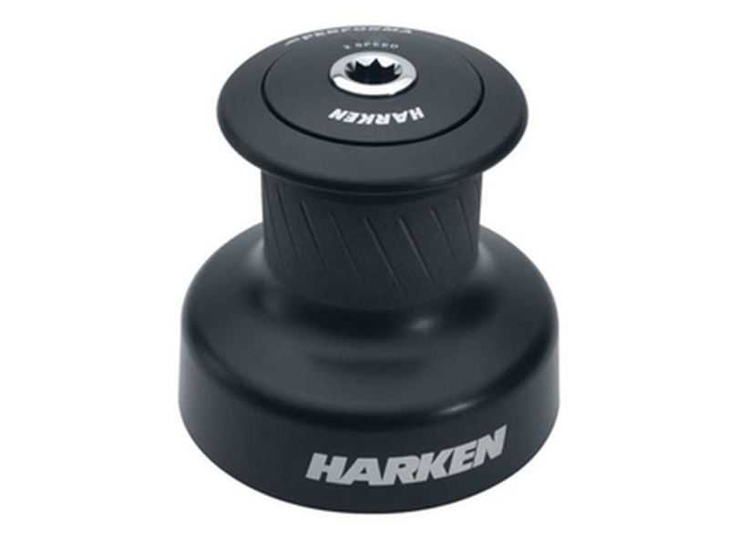 Harken Radial spindel PT 2-växel svart alu. | Marin - Utrustning för rigg - Lap rails, lap trolleys & tillbehör | GameStuff