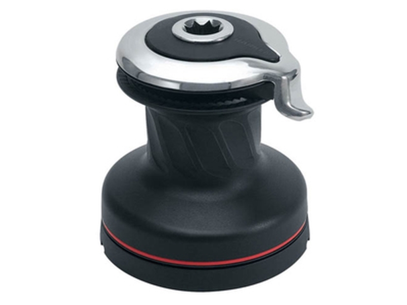 Harken Radial lap bar ST 1-växlad svart aluminium. | Marin - Utrustning för rigg - Lap rails, lap trolleys & tillbehör | GameStuff