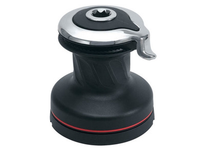 Harken Radial lap bar ST 1-växlad svart aluminium. | Marin - Utrustning för rigg - Lap rails, lap trolleys & tillbehör | GameStuff