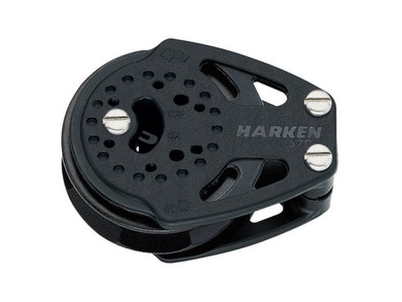 Harken spärrblock 57 mm enkel, sköldpadda | Marin - Utrustning för rigg - Block | GameStuff