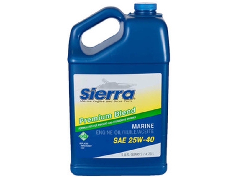 Sierra 25W40 olja – 5L | Marin - Motor och styrning - Diverse tillbehör till båtmotorer | GameStuff