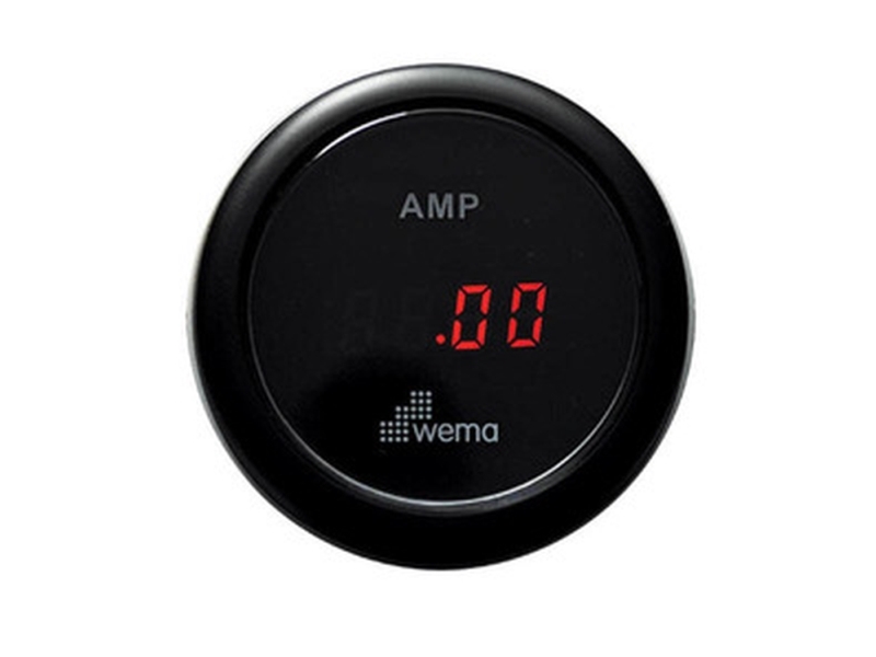 Wema amperemätarsats +/- 150 A svart | Marin - Elektronik - Monteringsutrustning | GameStuff