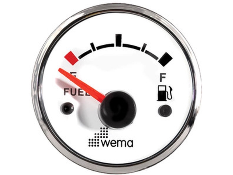Wema Bränsleinstrument NMEA2000 Vit RF | Marin - Elektronik - Monteringsutrustning | GameStuff