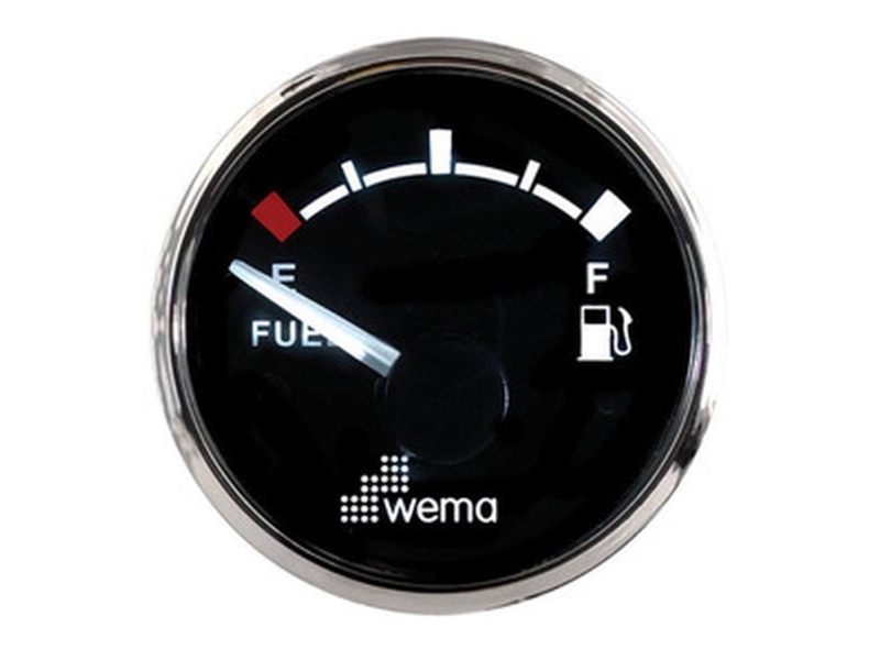 Wema polttoainemittari Musta RF