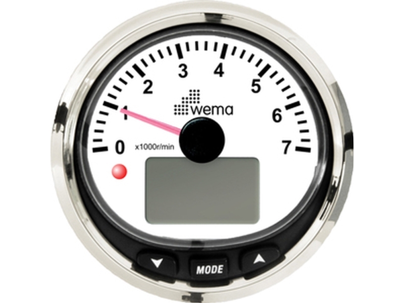 Wema varvräknare 7000 rpm NMEA2000 Vit RF | Marin - Elektronik - Monteringsutrustning | GameStuff