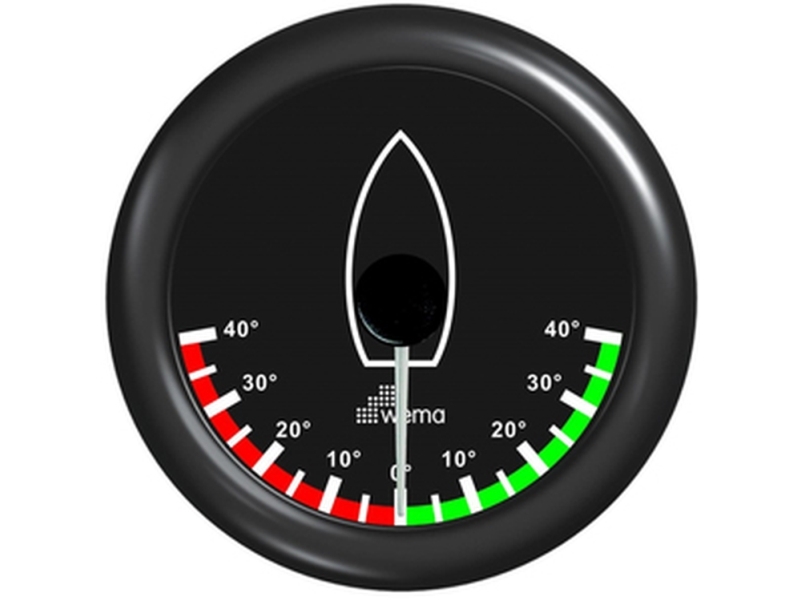 Wema Rorviser instrument Sort | Marin - Elektronik - Monteringsutrustning | GameStuff