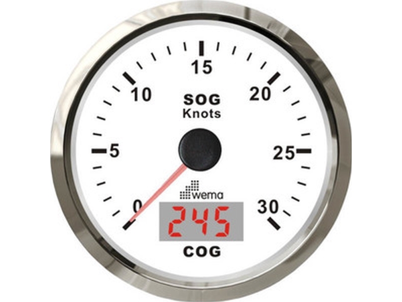 Wema Geber/Speedometer 30 Kn Weiß Rf
