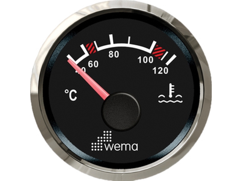 Wema Vandtemperatur instrument NMEA2000 Sort RF | Marin - Elektronik - Monteringsutrustning | GameStuff