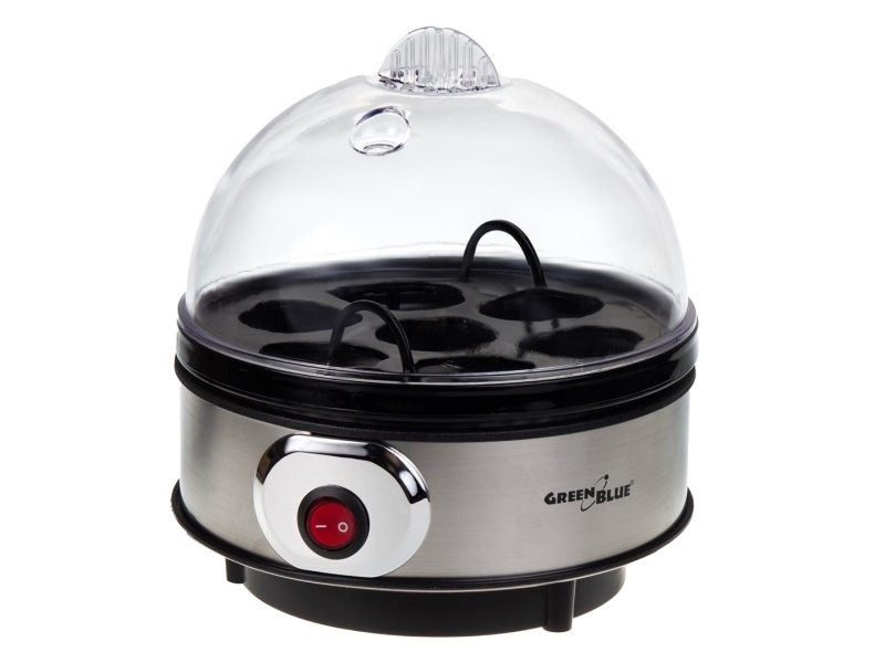Greenblue Automatischer Eierkocher, 400W Leistung, Bis Zu 7 Eier, Messbecher, 220-240V~, 50 Hz, Gb572