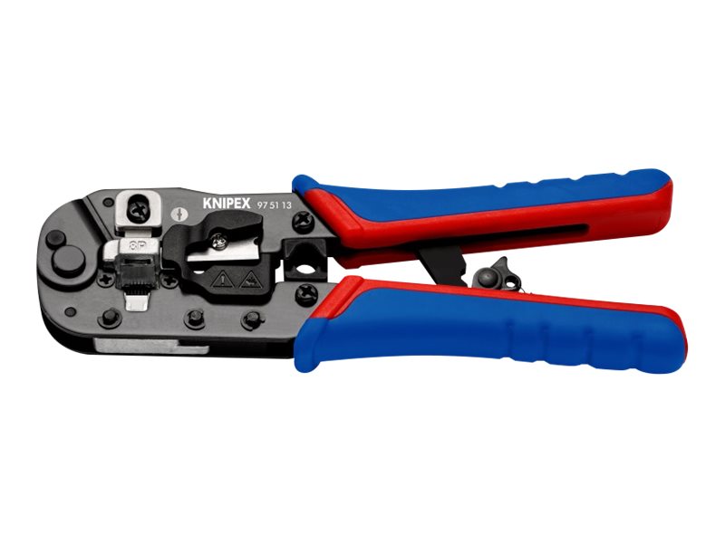 Knipex 97 51 13 kabelklipper Krympeværktøj Sort, Blå, Rød