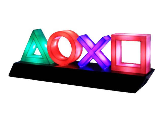 Paladone Playstation Icons V2 - Dekorationslampe - Playstation Controllerknapsymboler