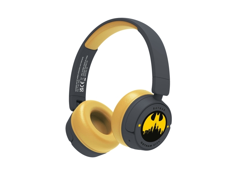 Otl Technologies Dc Comics Batman Gotham City, Verkabelt & Kabellos, Musik, Kopfhörer, Gelb, Schwarz