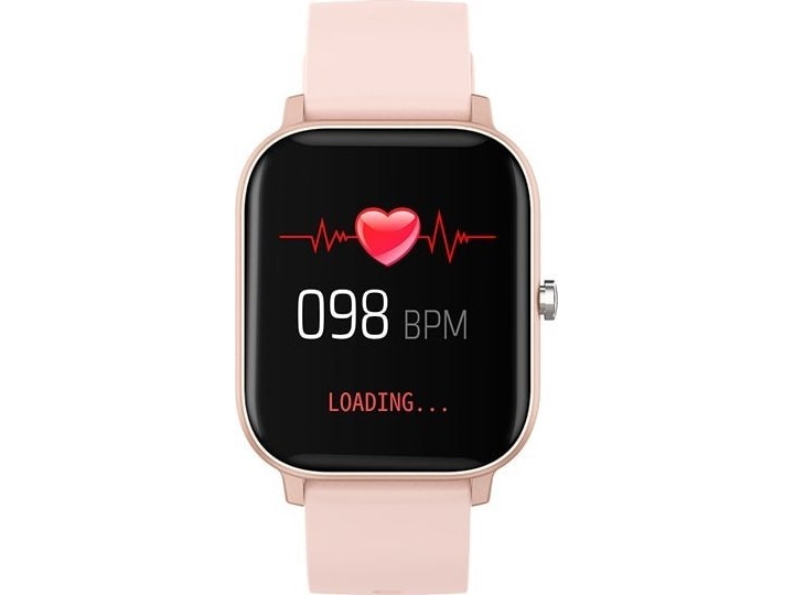 Allview Styfit Smartwatch, Größe L, Goldenes Gehäuse Mit Rosa Armband
