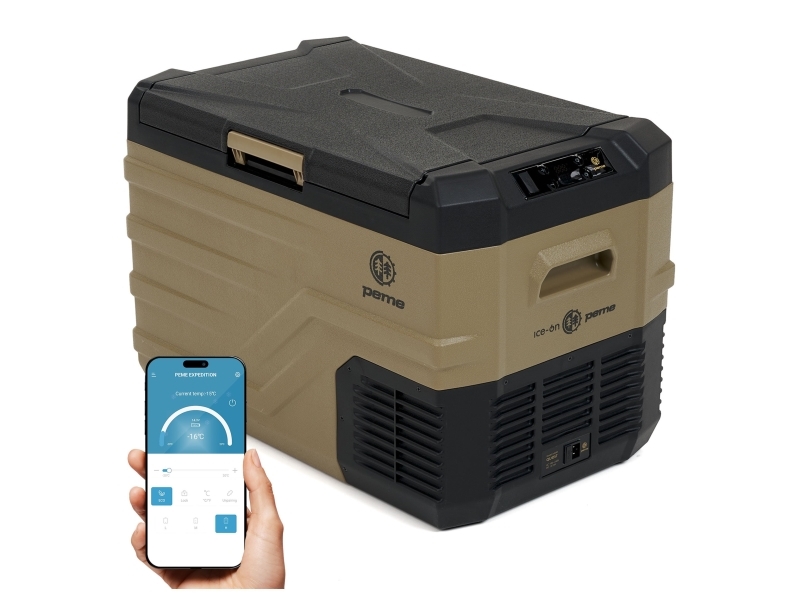 Peme Quest 40 Sand Storm - kompressor-køleboks 35,3 l, AC 240 V/DC 12/24 V, 60 W