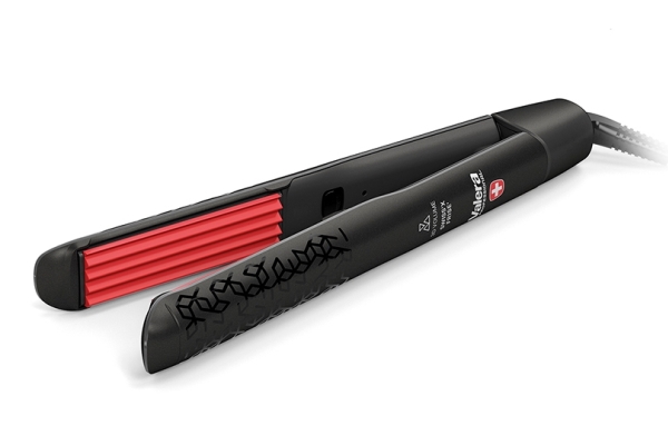 Valera VAL000092443, Curlingjärn med textur, Hot, 230 °C, Svart, Keramisk turmalin, 3 m | Hårvård - Hårvård damer - Locktänger | GameStuff