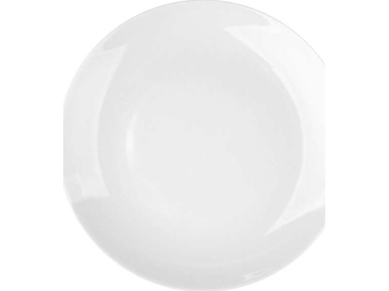 Porcelæn Mariapaula Talerz Płytki / Obiadowy Porcelæn Mariapaula Modern Biała 24 Cm Okrągły