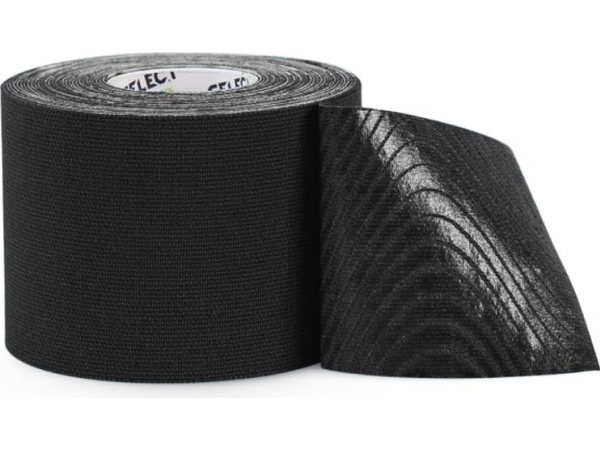 Kinesiologie-Band Select K-Tape, Juodas 5 Cm X 5 M