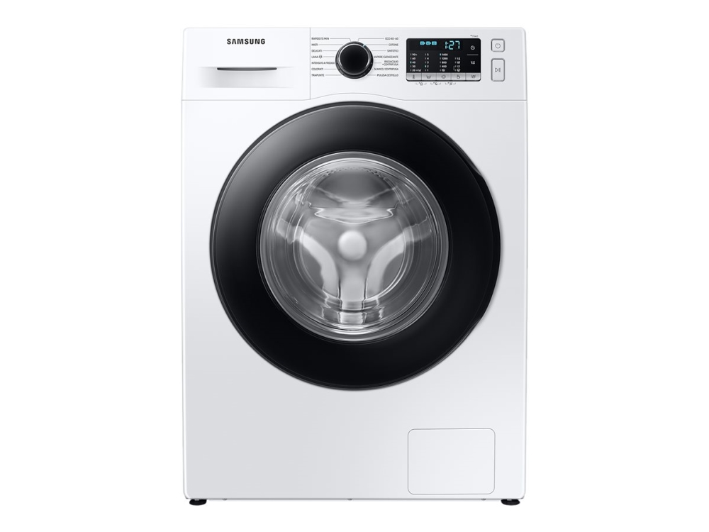Samsung WW70TA026AE - Tvättmaskin - bredd: 60 cm - djup: 55 cm - höjd: 85 cm - frontmatad - 7 kg - 1200 rpm - vit med svart dörr | Vitvaror - Tvätt & torkning - Frontlastande tvättmaskiner | GameStuff