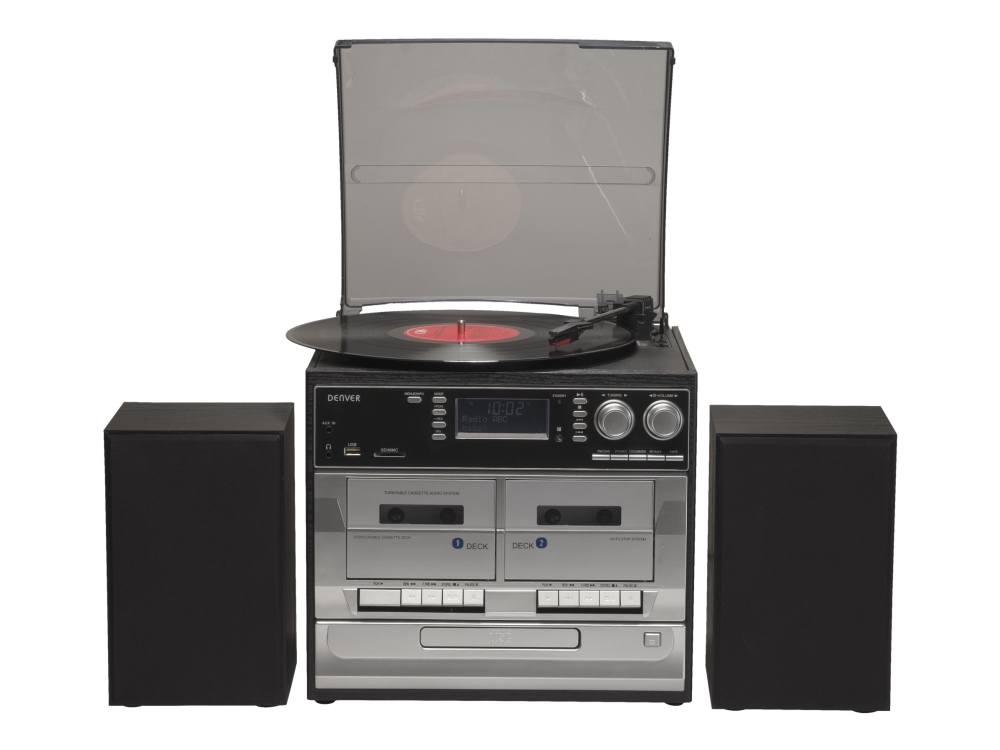 Denver Mrd-166, 6,9 Kg, Schwarz, Grau, Persönlicher Cd-Player