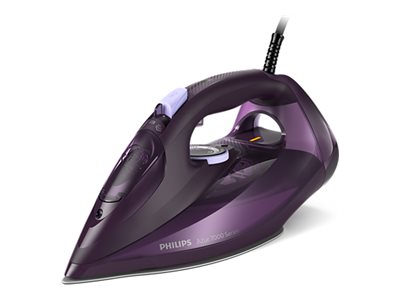 Philips 7000 Series Dst7051/30, Dampfbügeleisen, Steamglide Elite-Sohle, 2 M, 250 G/Min, Violett, 50 G/Min