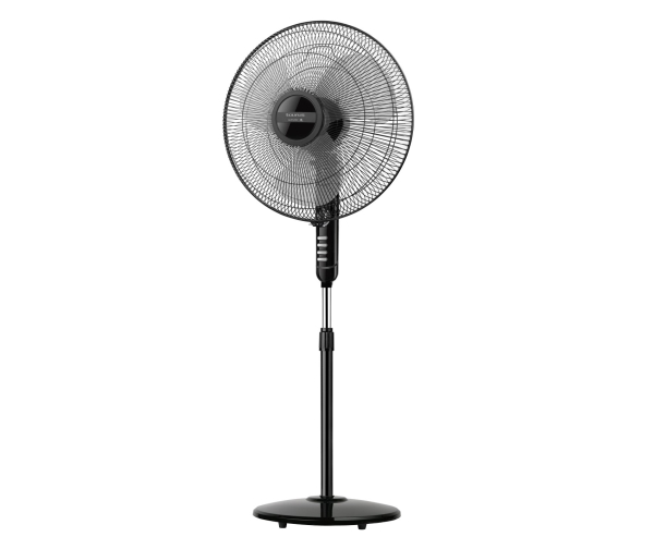 Taurus Bergen 16CR, Husholdning ventilator, Sort, Grå, Gulv, 51,46 dB, 40 cm, Knapper