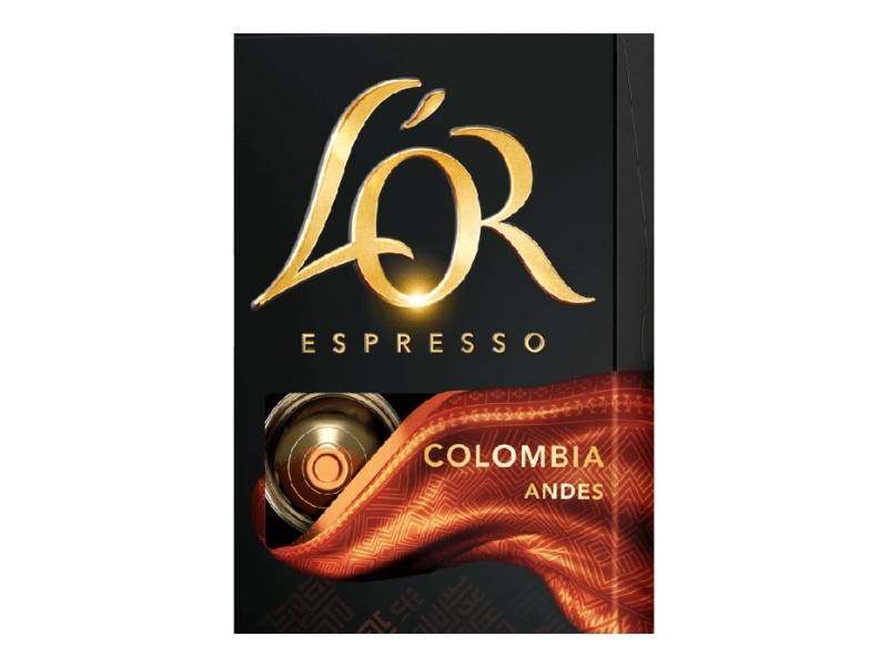 L''Or Espresso Colombia, Kaffekapslar, Espresso, Nespresso, 10 koppar, 52 g, Låda
