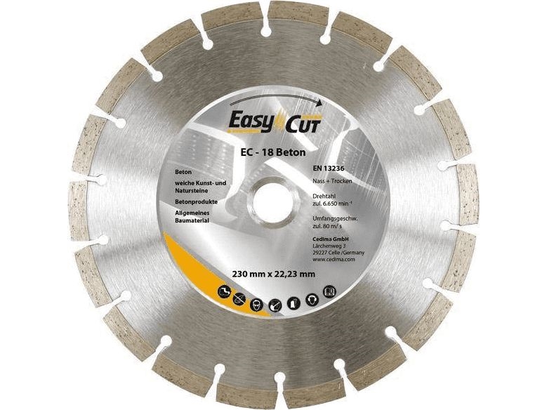 Cedima Diamond Segmental Cutting Blade 180X2,2