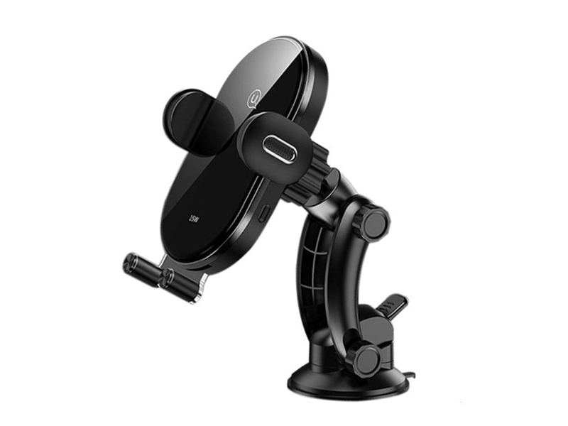 Usams Holder Usams Us-Cd131 15W Automatic Induction Holder For Glass/Board Black/Black Cd131zj01