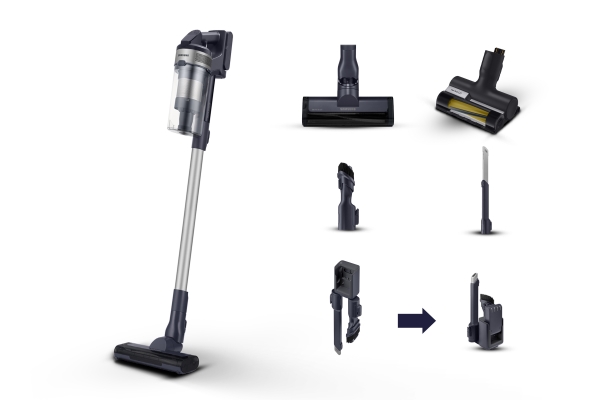 Samsung Vs15a60agr5 Stick Vakuum Poseløs Sort Sølv 0 8 L Rektangulær Dry