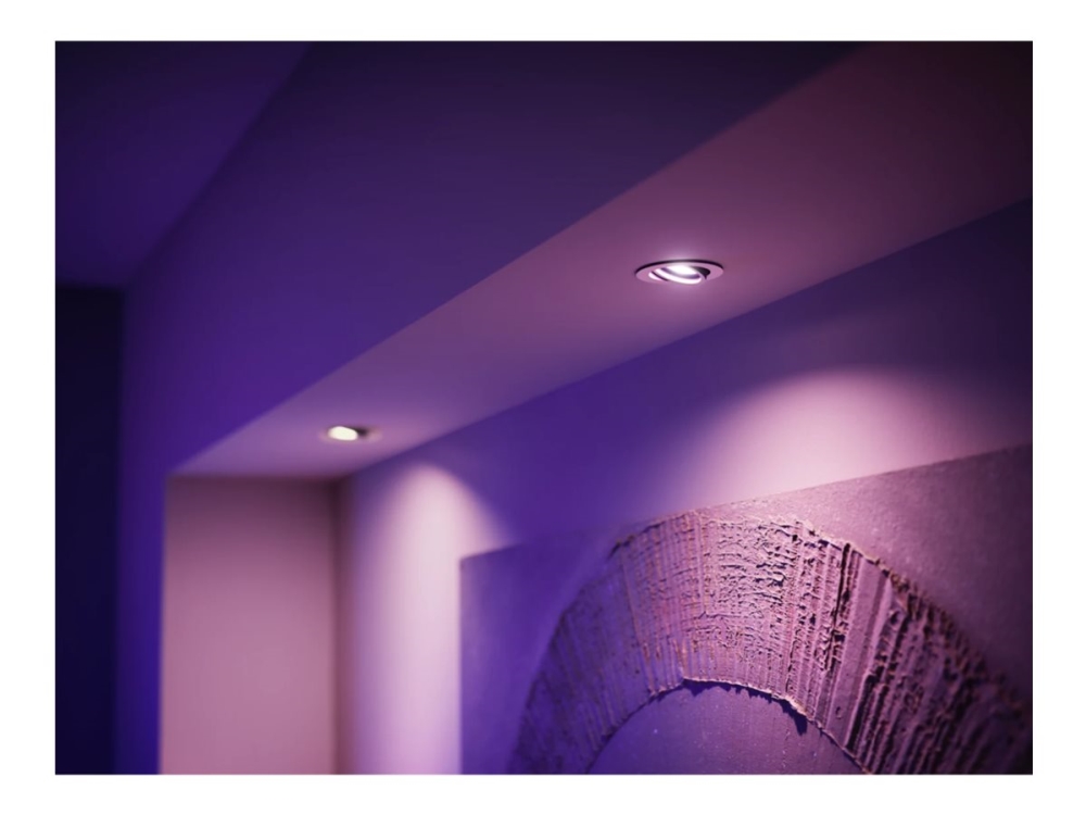 Philips Hue White And Color Ambiance Led Spotlight Gu10 5.7 W Motsvarande 50 W Klass G 16 Miljoner Farger 2000 6500 K Paket Om 2
