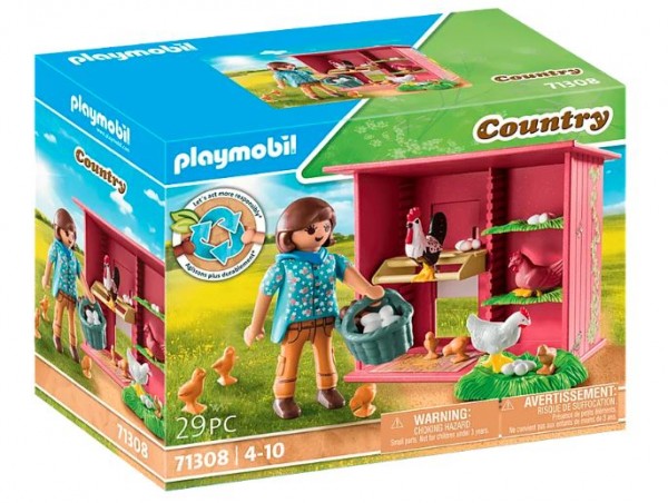 Playmobil Country Hühner Mit Küken, Aktion/Abenteuer, 4 Jahr(E), Mehrfarbig