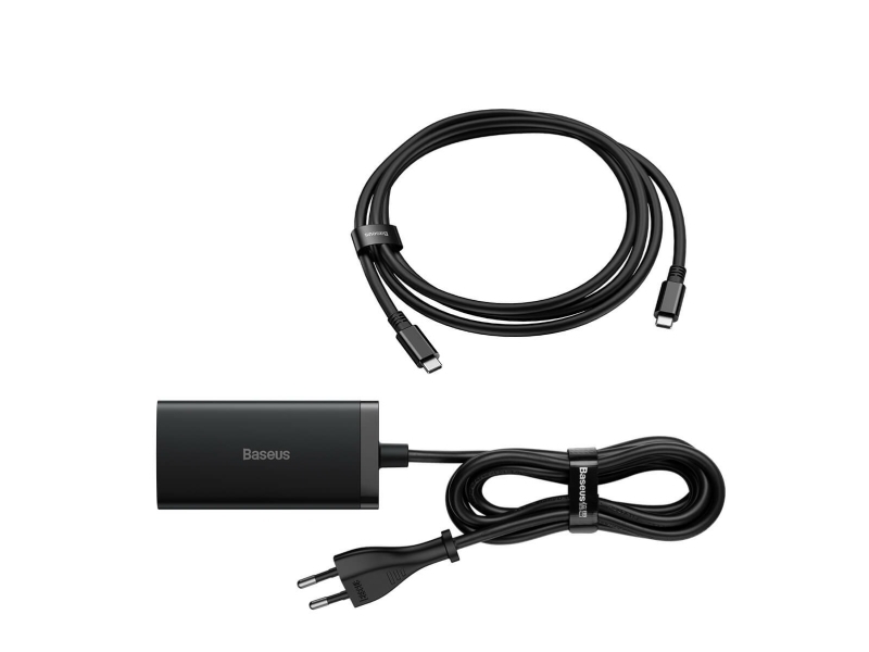 Baseus Gan5 Pro 2Xusb-C + Usb + Hdmi Netzladegerät, 67W (Schwarz)