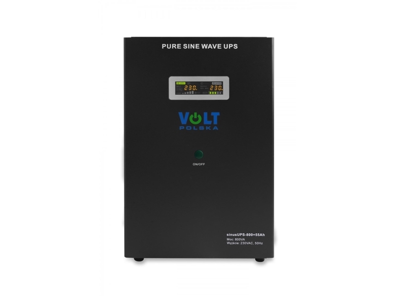 Ups Volt Sinus Nødstrømsforsyning 800 + 55Ah (500/800W)