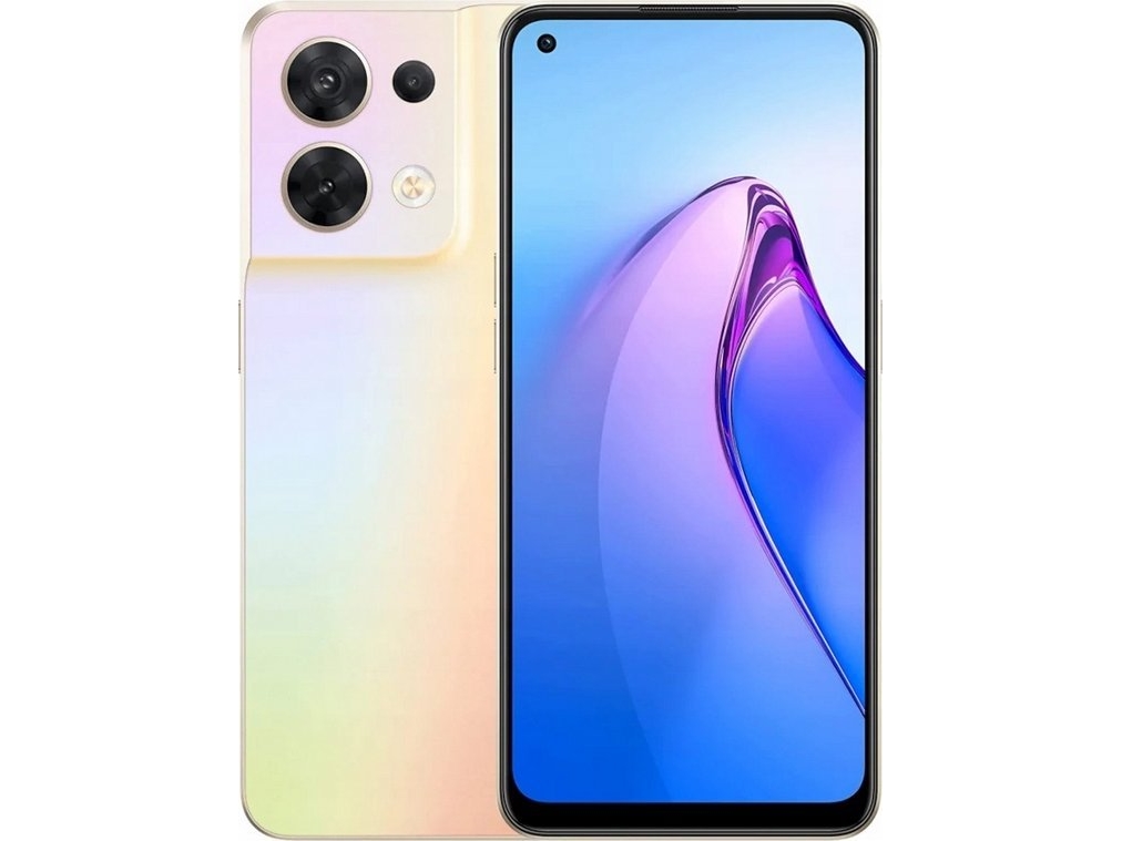 Oppo Reno 8, 16,3 Cm (6,4"), 8 Gb, 256 Gb, 50 Mp, Android 12, Guld