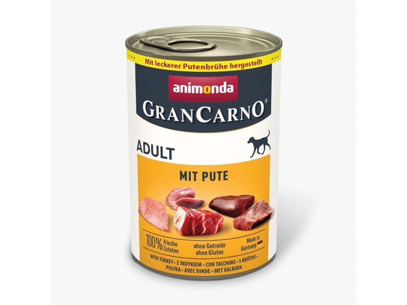 ANIMONDA GranCarno Adult Turkey - koiran märkäruoka - 400g