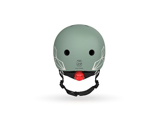 Scoot And Ride Hjelm Xxs - S - Green Lines