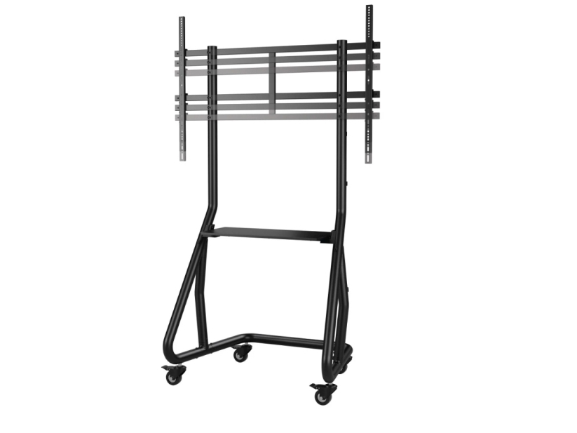 Hama Trolley, 124,5 Cm (49"), 2,54 M (100"), 400 X 400 Mm, 1000 X 600 Mm, Aluminium, Sort