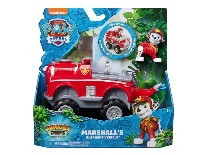 Spin Master Paw Patrol Marshall - Jungle Pups køretøj og figur