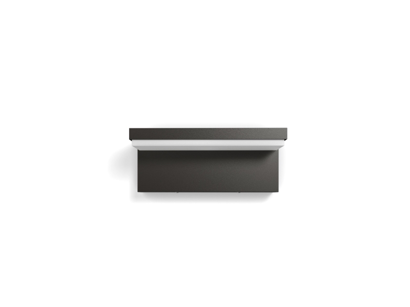 Philips Bustan væglampe 3,8 W, Udendørs vægbelysning, Anthracit, Metal, IP44, Terrasse, Have, I