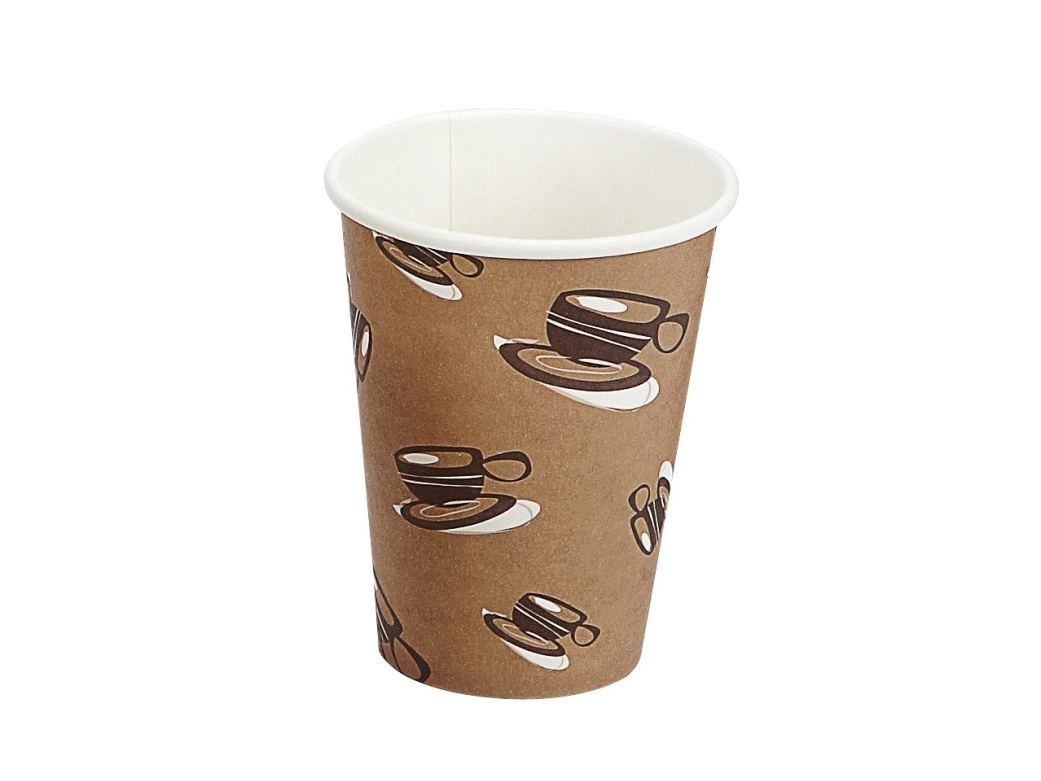 Kaffemugg 12oz 34cl Hot Cup Single Wall kartong 1000 st/burk - (1000 st.) | Catering - Engångsservis - Bägare & Koppar | GameStuff