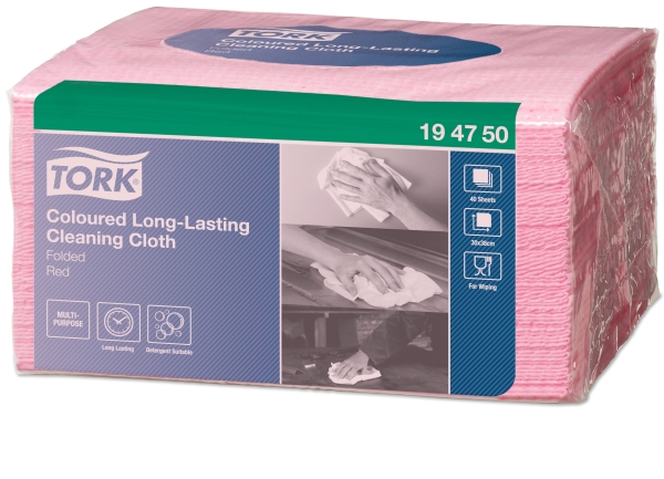 Tork 194750, Papier, Rot, 160 Mm, 193 Mm, 40 Stück(E), 195 Mm