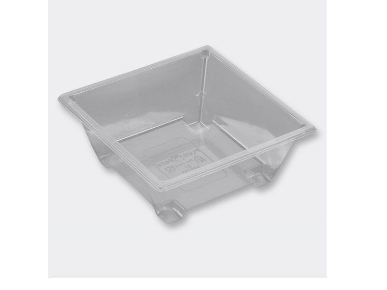 Bakke Gourmet Express 585 Ml 141X141x55 Mm Apet Klar,8 Pk X 50 Stk/Krt