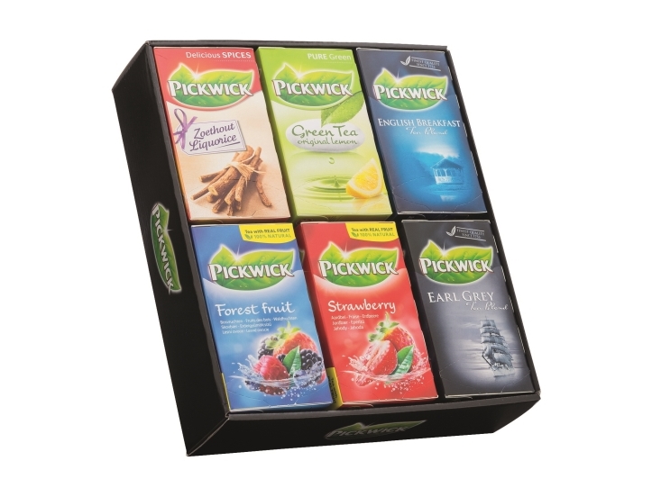Tee, Pickwick Sortiment-Display, Mit 6 Stk Der 6 Beliebtesten Varianten