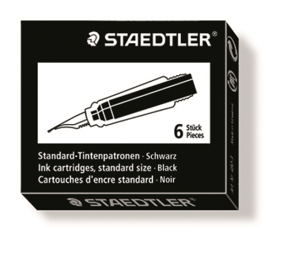 Nachfüllmine, Staedtler, 480, Schwarz, Packung Mit 6